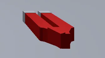 A malformed prop mesh with stray, overlapping geometry